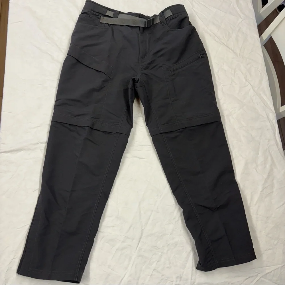 THE‎ NORTH FACE Mens Paramount Convertible Pant Size Large Short Charcoal